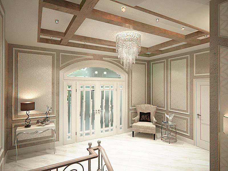 холл с лестницей