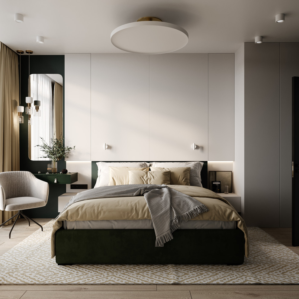 ЖК Голландия. Акцентный зеленый