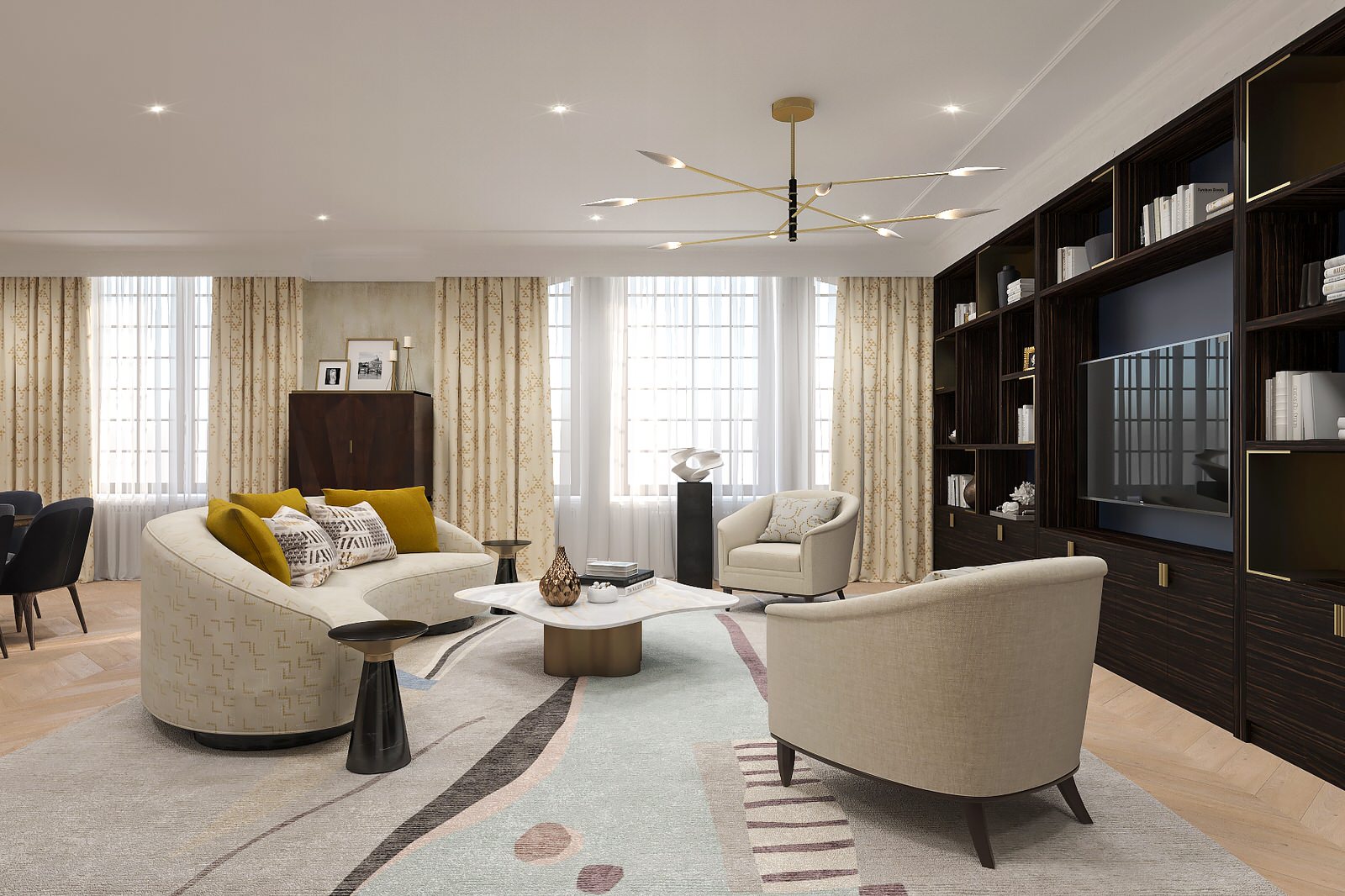 Концепция квартиры в Хамовниках/ Apartment, Moscow