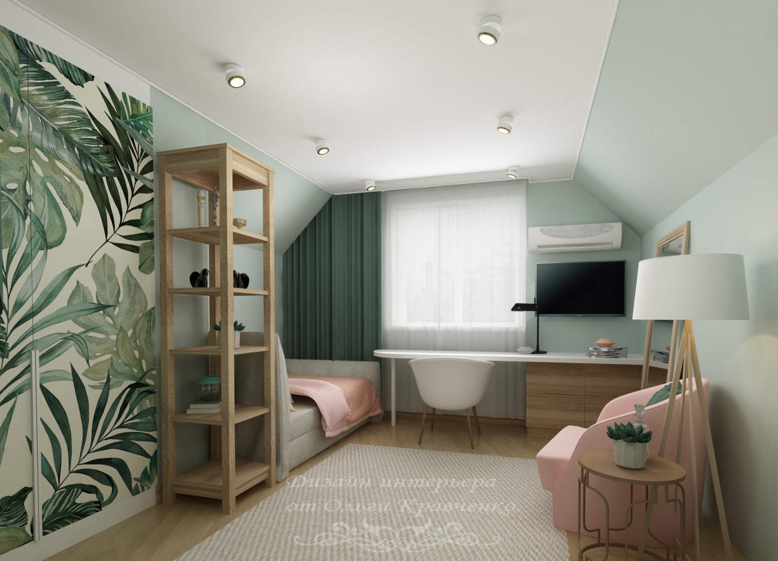 спальня  частного дома