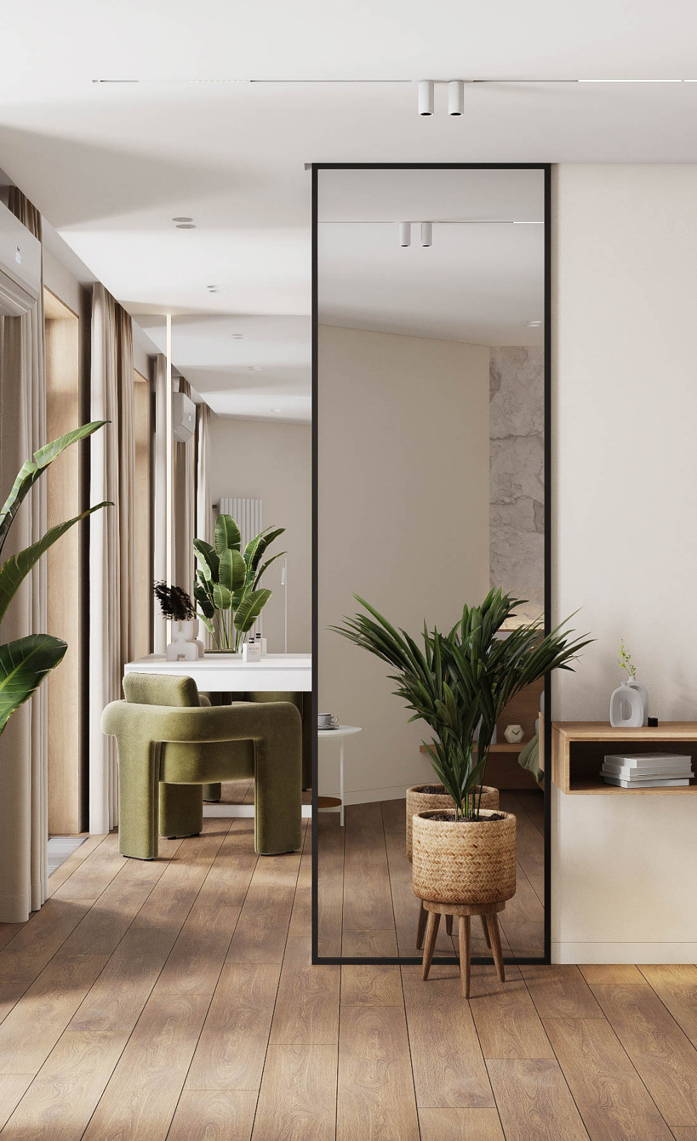 Квартира в экостиле.Мастер-спальня.