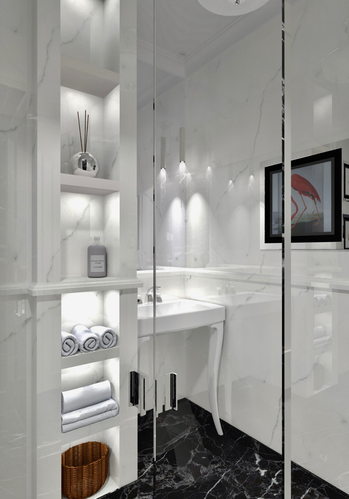 Квартира 100м2 Американская классика в ЖК Триколор