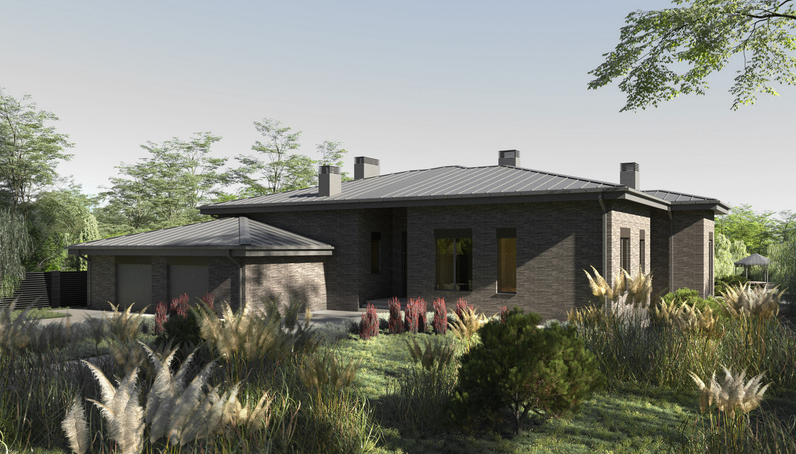 Дом с видом на рощу