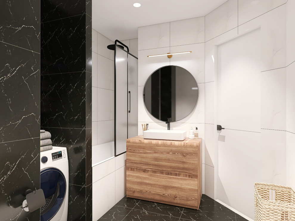 Дизайн-проект трехкомнатной квартиры типа П44Т с перепланировкой