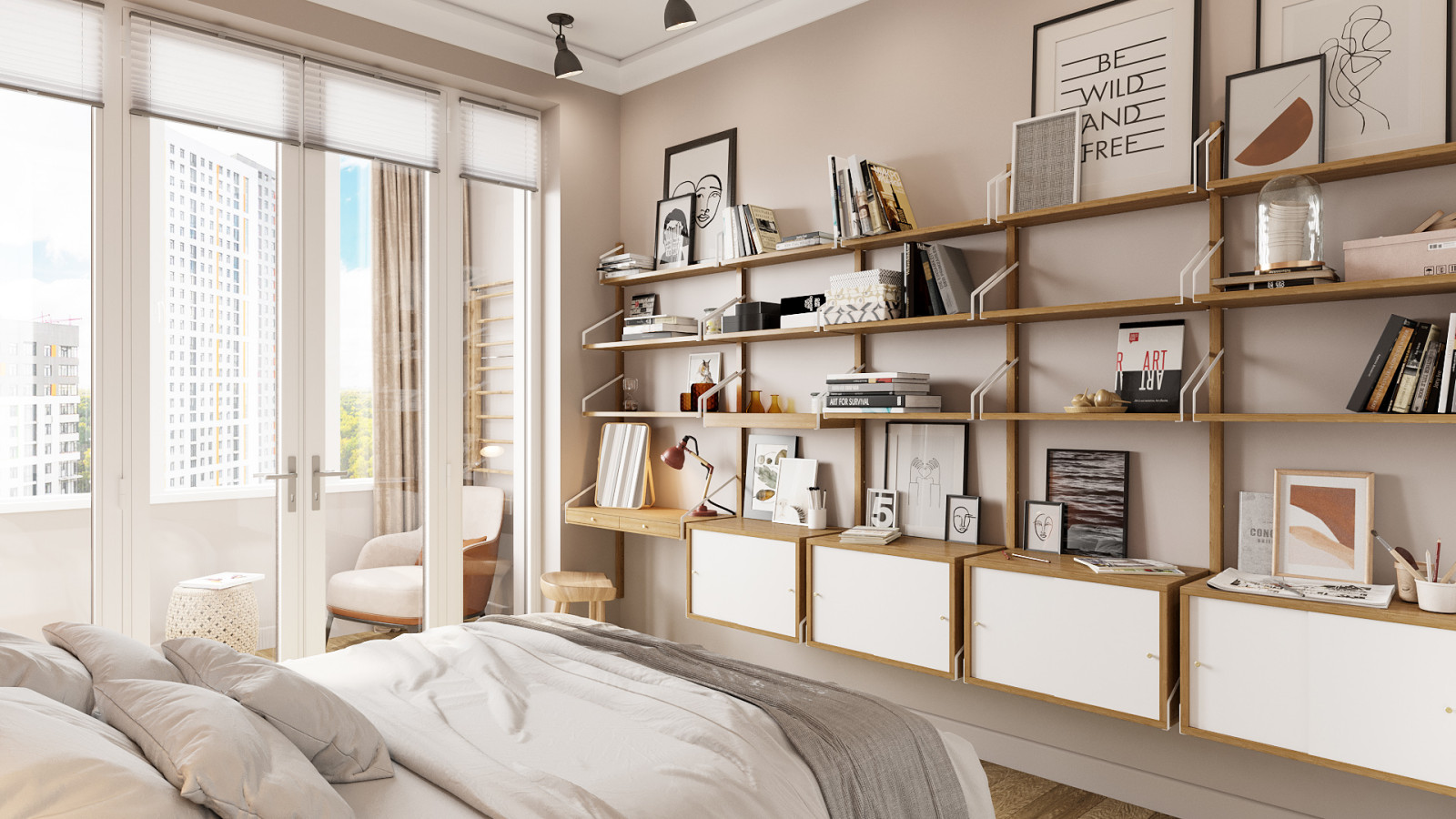 Изящное открытое хранение