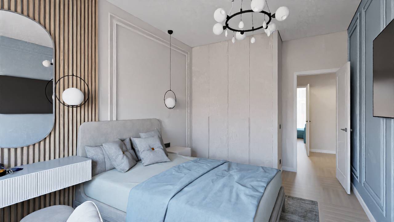 Таунхаус для мамы и дочери-подростка с голубым настроением