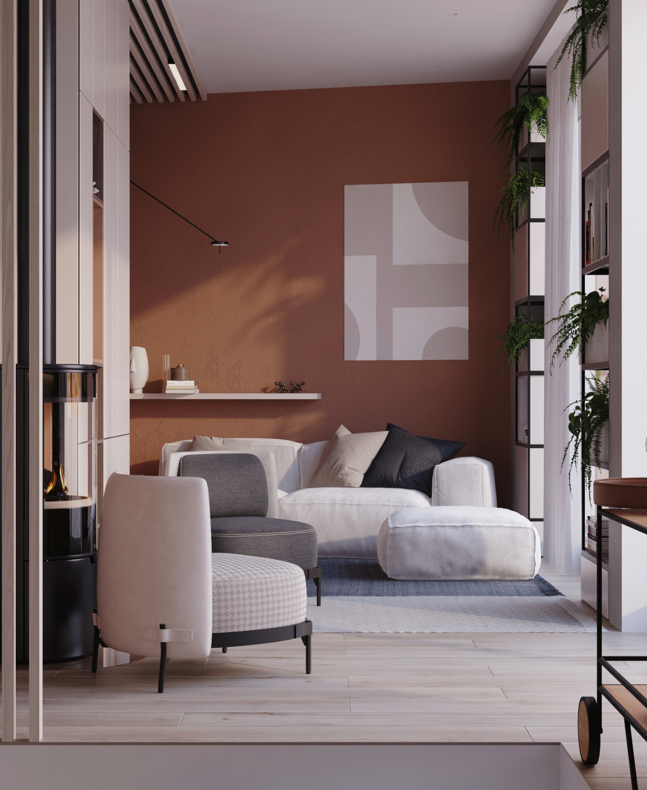 Дизайн интерьера апартаментов в Крму