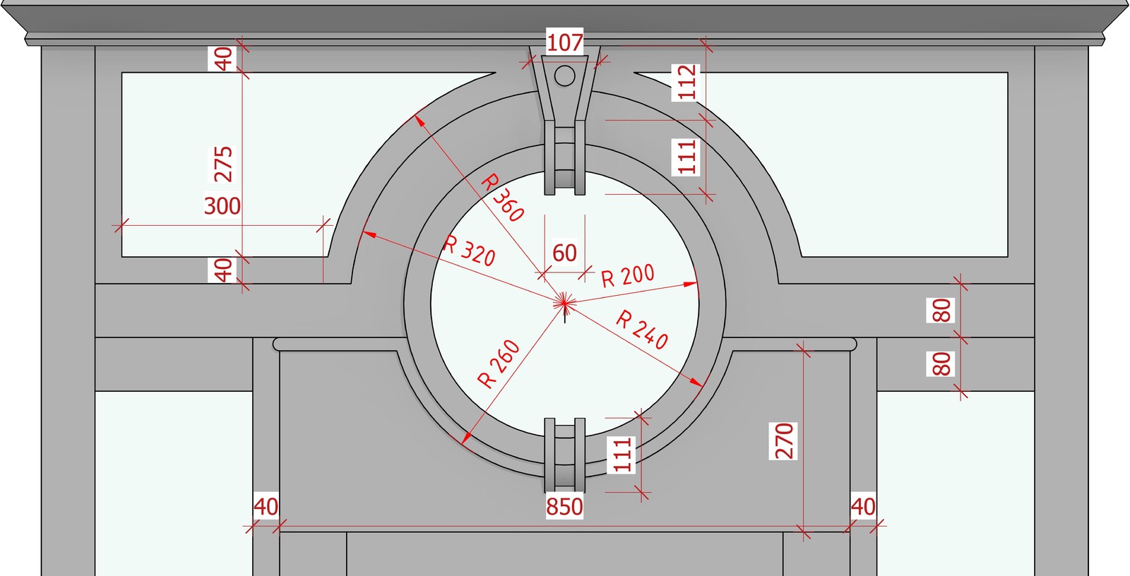 Дизайн коттеджа современная классика (п-ов Пролетарский)