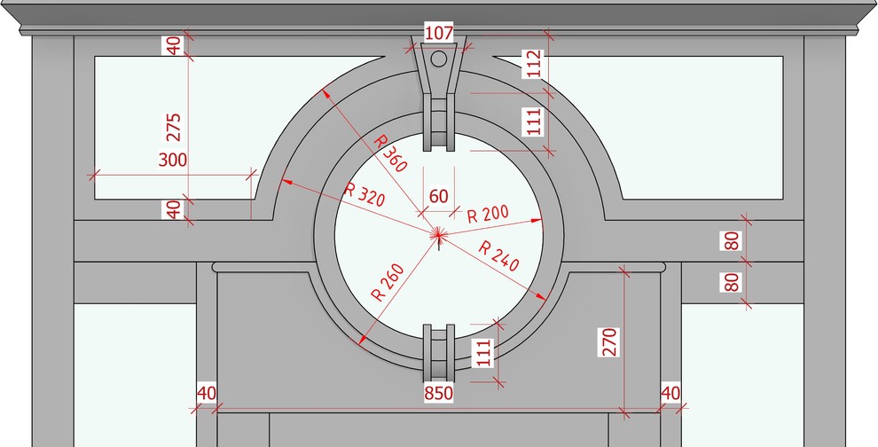 Дизайн коттеджа современная классика (п-ов Пролетарский)