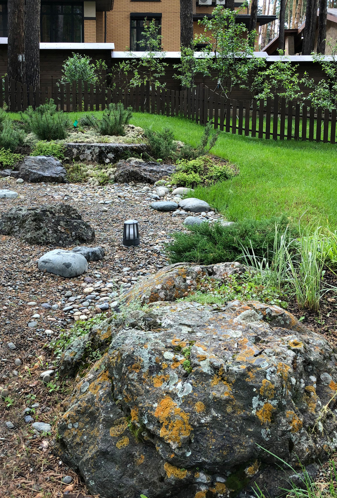 Просторный сад