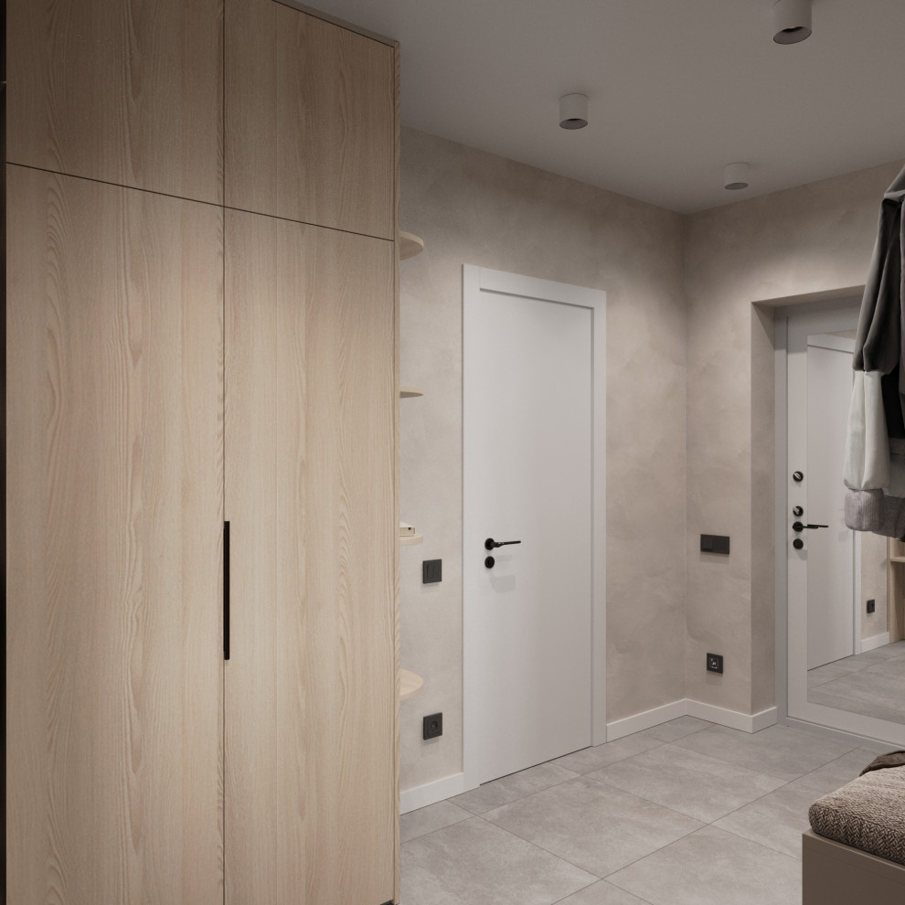 Дизайн квартиры в ЖК «Солярис» с большой лоджией