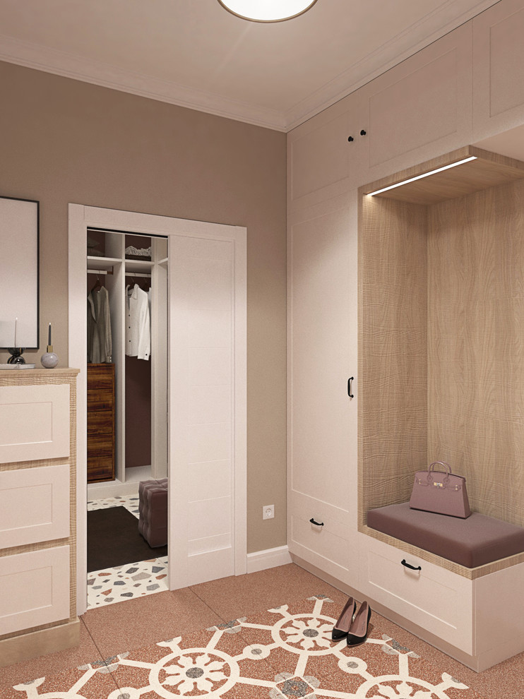 Яркая прихожая (+ гардеробная)