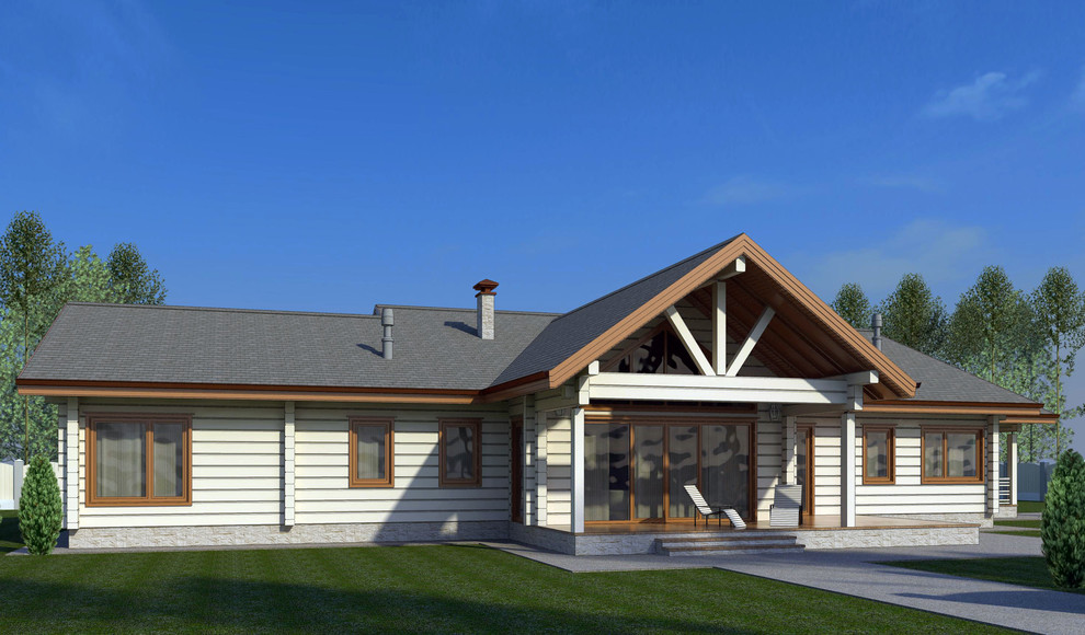 Проект дома из клееного бруса