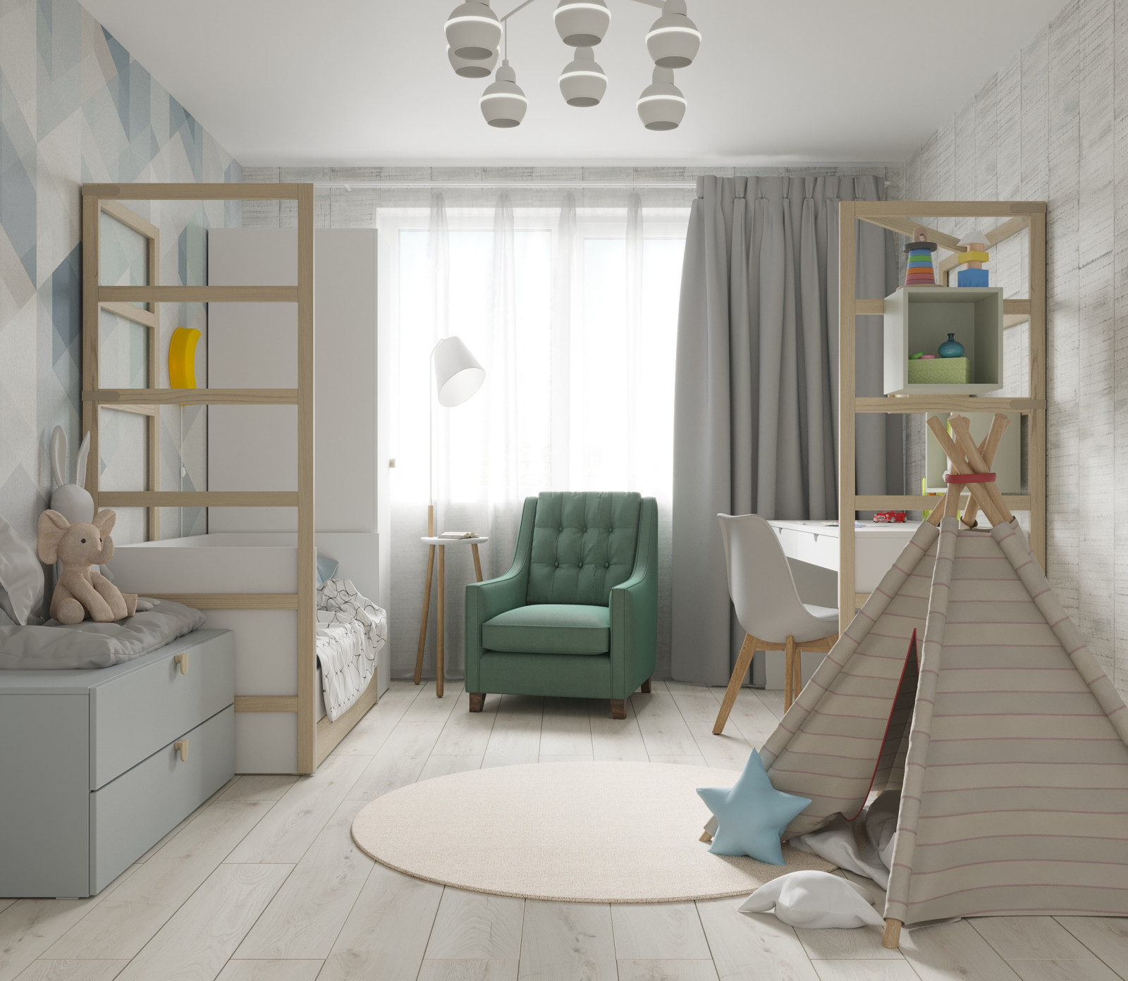 Трехкомнатная квартира в ЖК Маршал