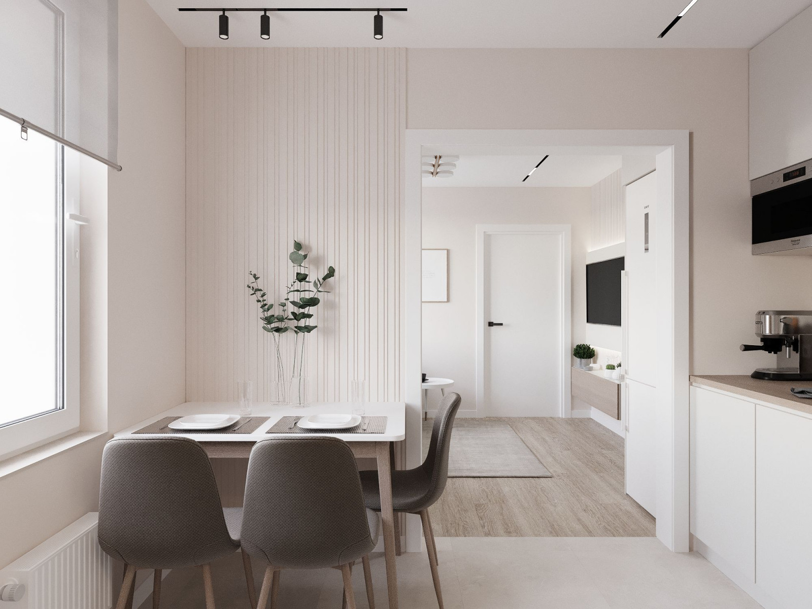 Дизайн-проект квартиры площадью 57,5 кв.м.