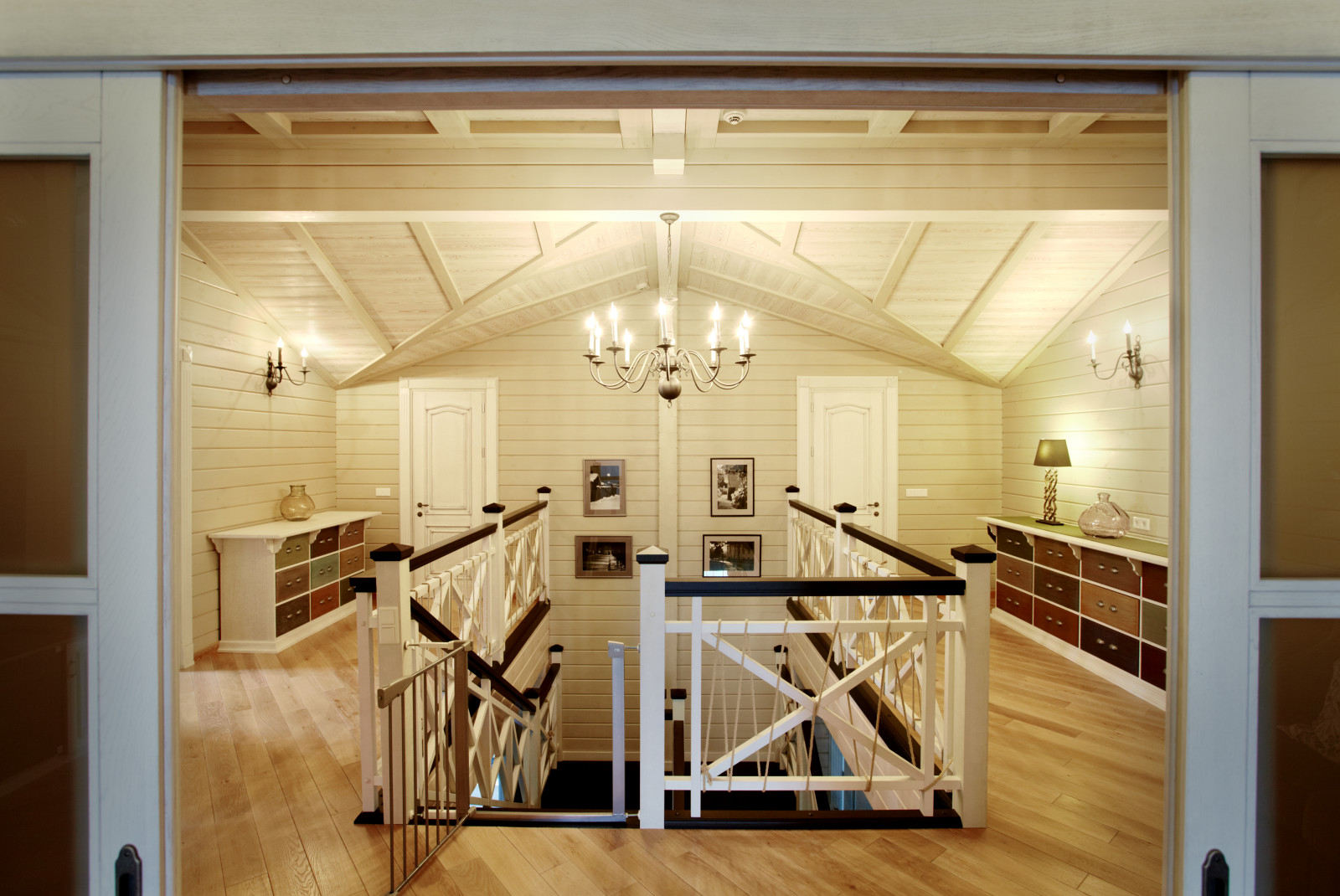 Дом из клееного бруса в стиле Прованс