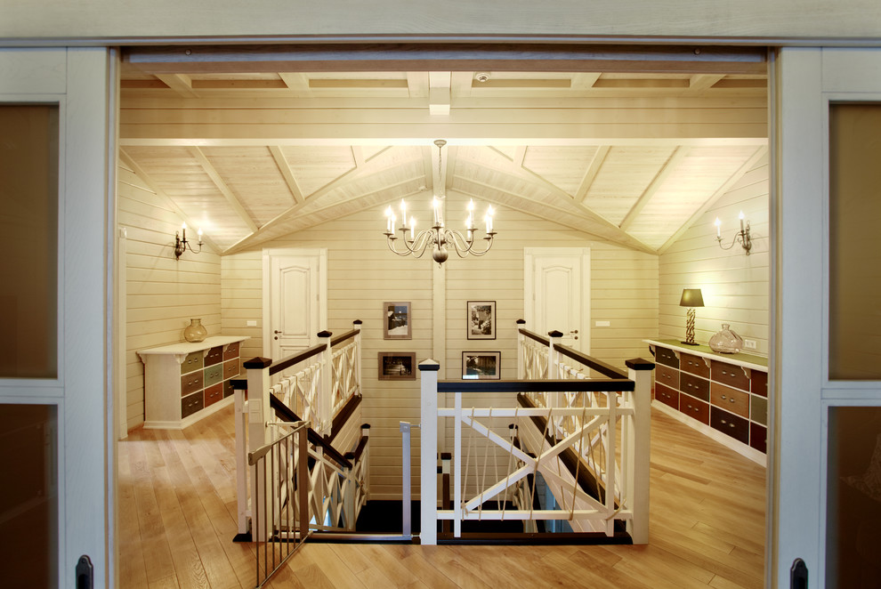 Дом из клееного бруса в стиле Прованс