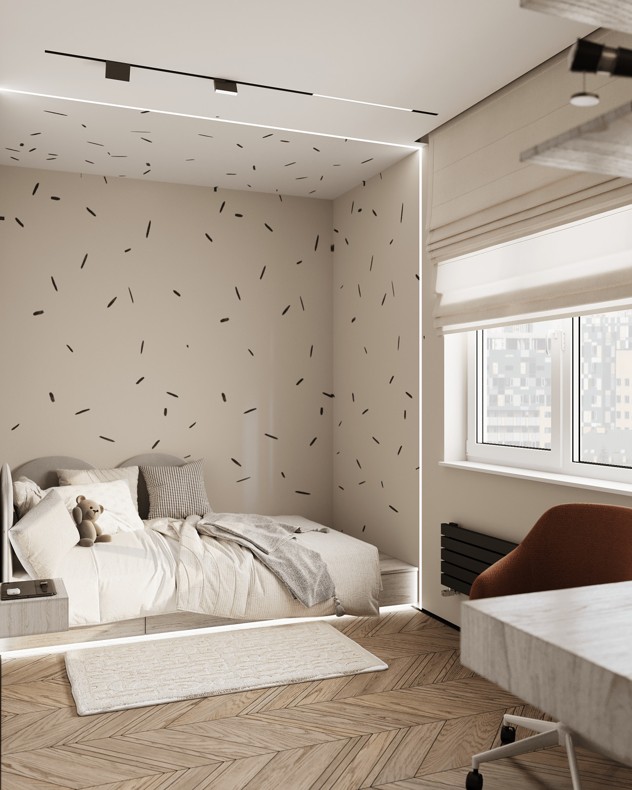 Современная квартира для молодой семьи