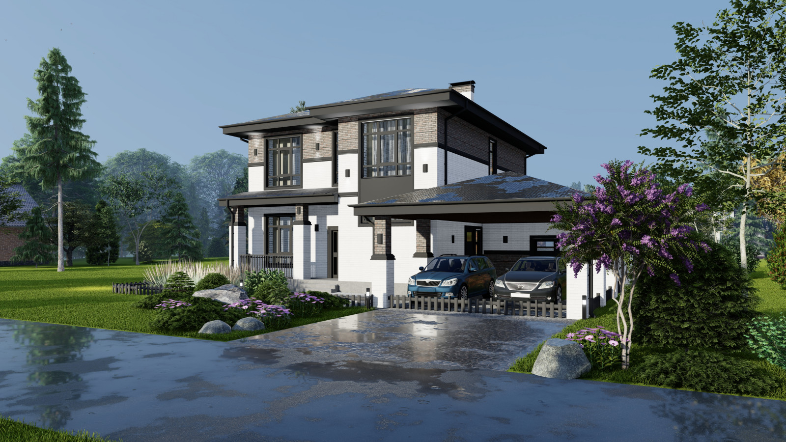 Обложка проекта: Дом в современном стиле