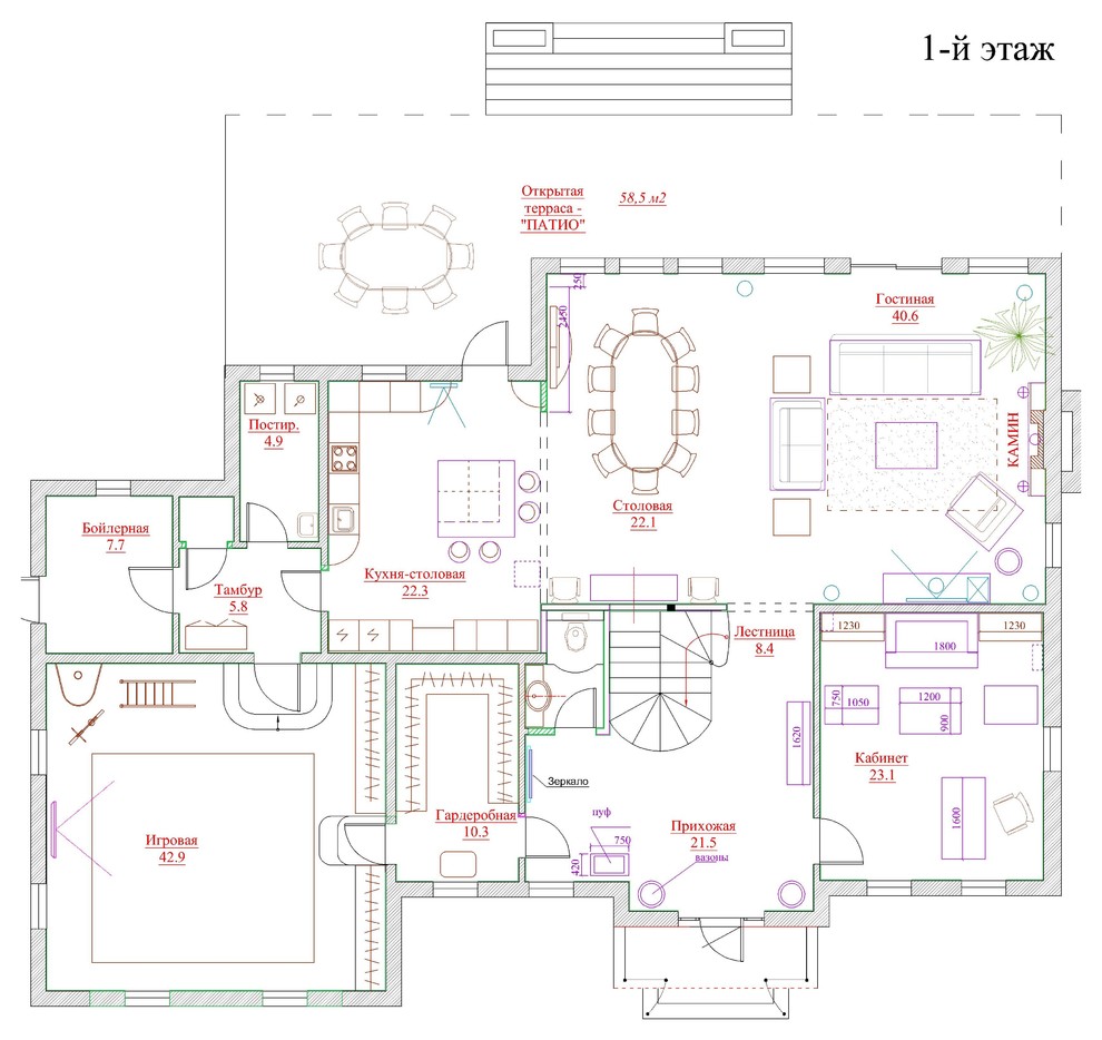 Коттедж на Новой Риге