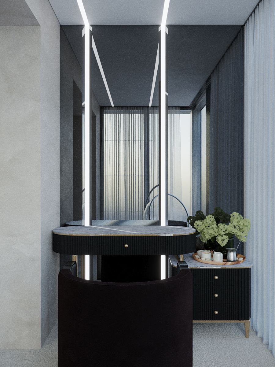 Дизайн спальни с совмещенным балконом