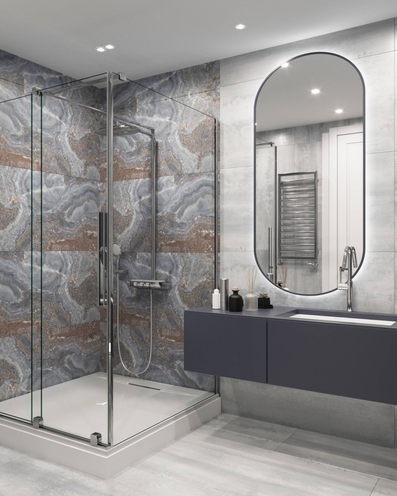 Обложка проекта: Душевая комната_"Закат на 51-м этаже"