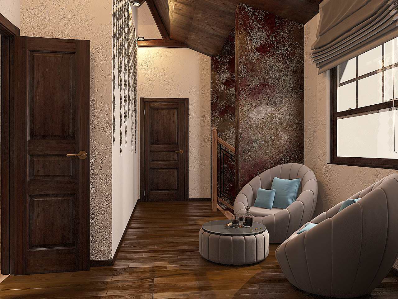 Коттедж. Шале на Волге