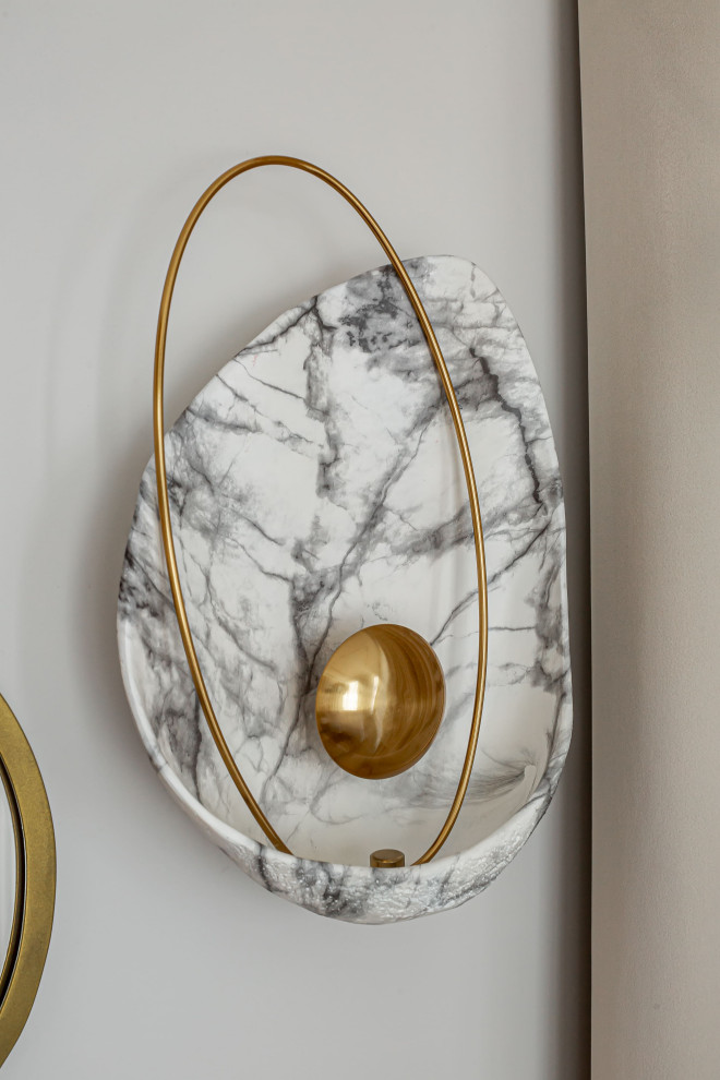 Реализованный дизайн проект четырехкомнатной квартиры 112 кв. м.