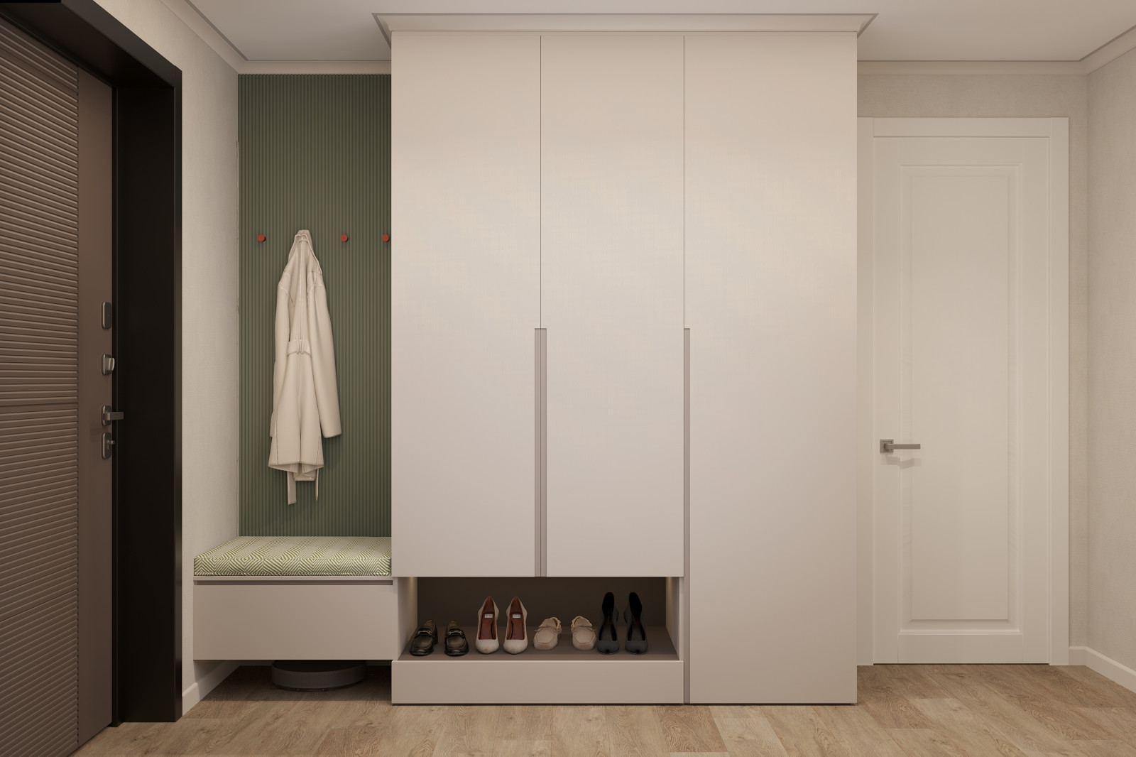 Квартира 80 м2 для семьи с двумя дочками