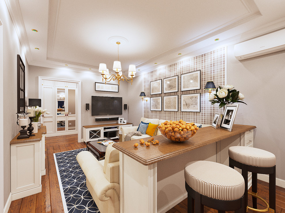 Современная классика в обычной квартире