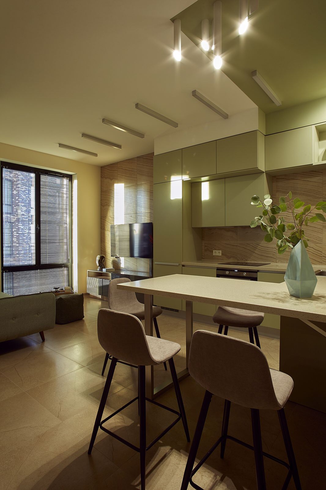 Кухонный гарнитур SOLO + ручка GOLA