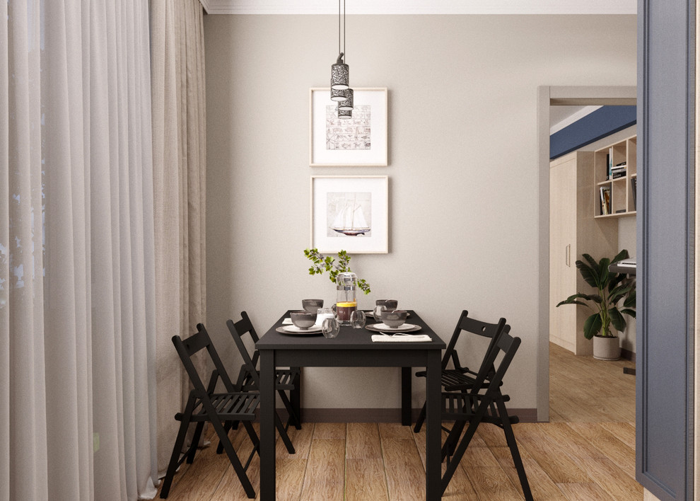 Яркое решение однокомнатной квартиры