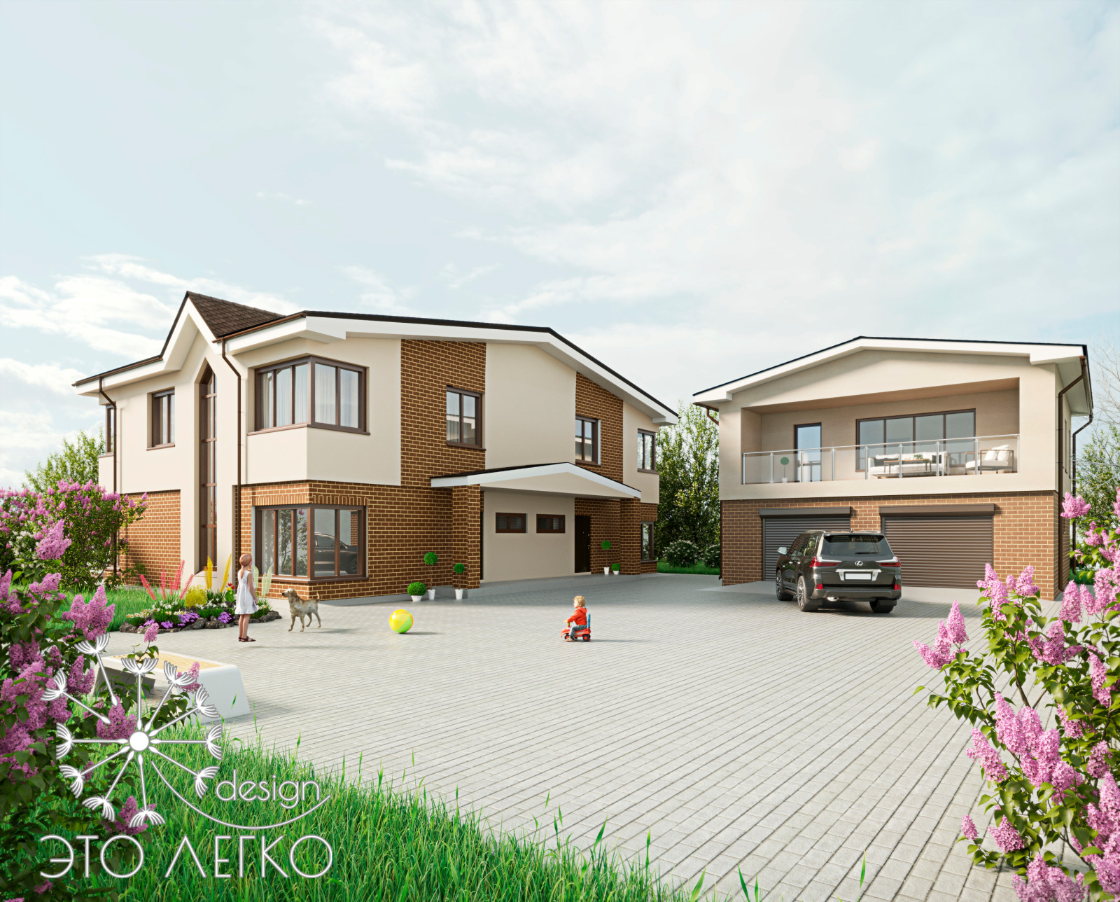 Обложка проекта: Дуплекс в Ленинградской области