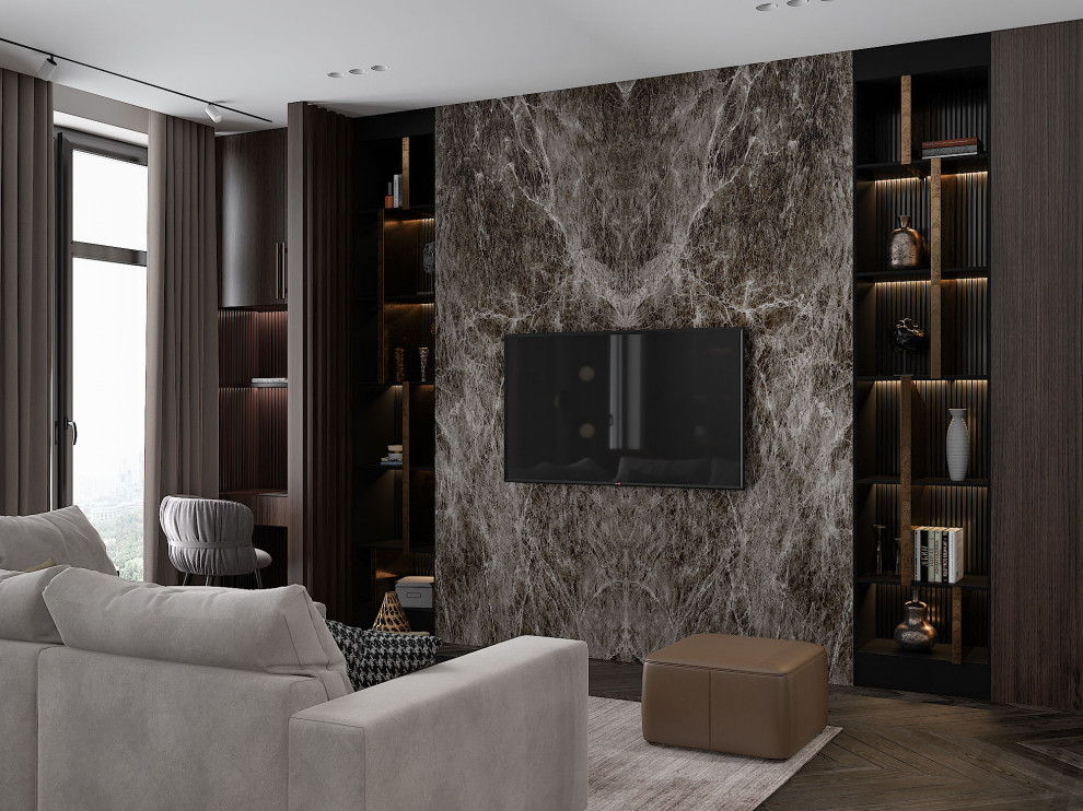 Дизайн проект квартиры 78м2 ЖК "Резиденция Композиторов"