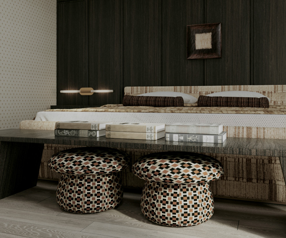 Квартира с зелеными акцентами