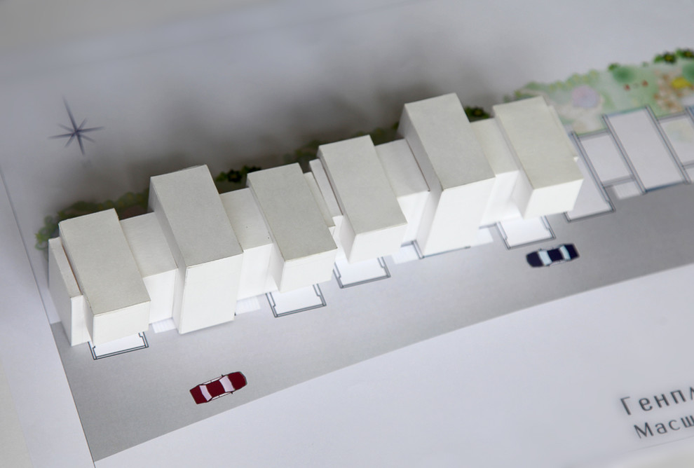 Сблокированный дом в эко стиле