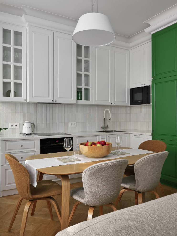 Дизайн и ремонт квартиры в Пречистенском переулке — Зелёный лейтмотив