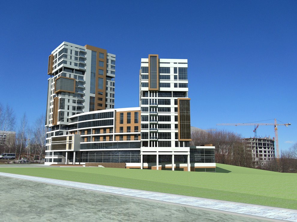 Обложка проекта: Проект многоэтажного жиолого дома в г.Минске