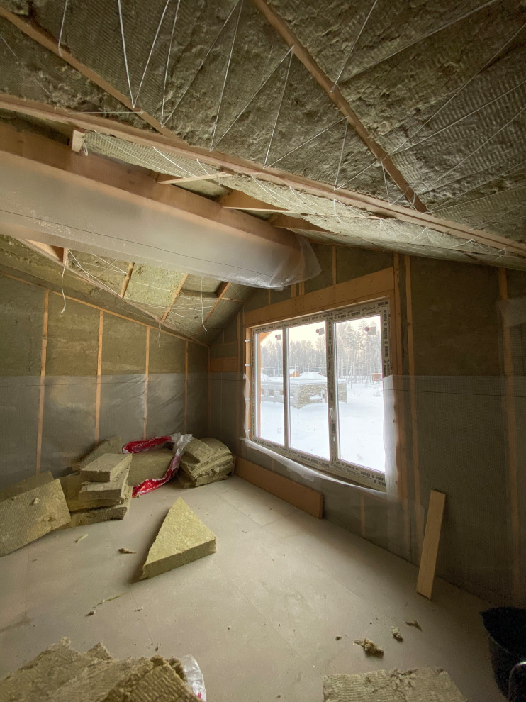 Новый проект дом в "Агалатово Экопарк". Фотографии "до"