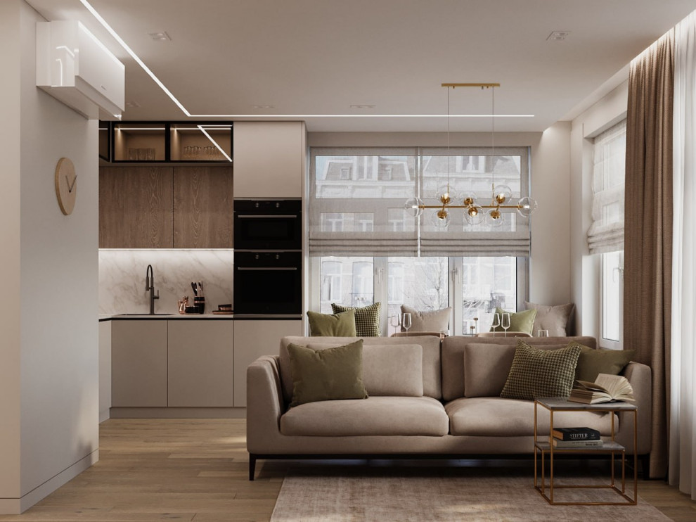 Дизайн-проект квартиры 60 кв.м в современном стиле