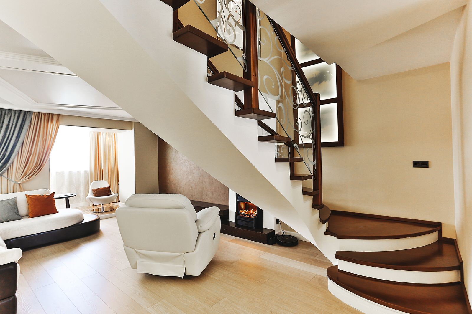 Лестница в маленькой квартире