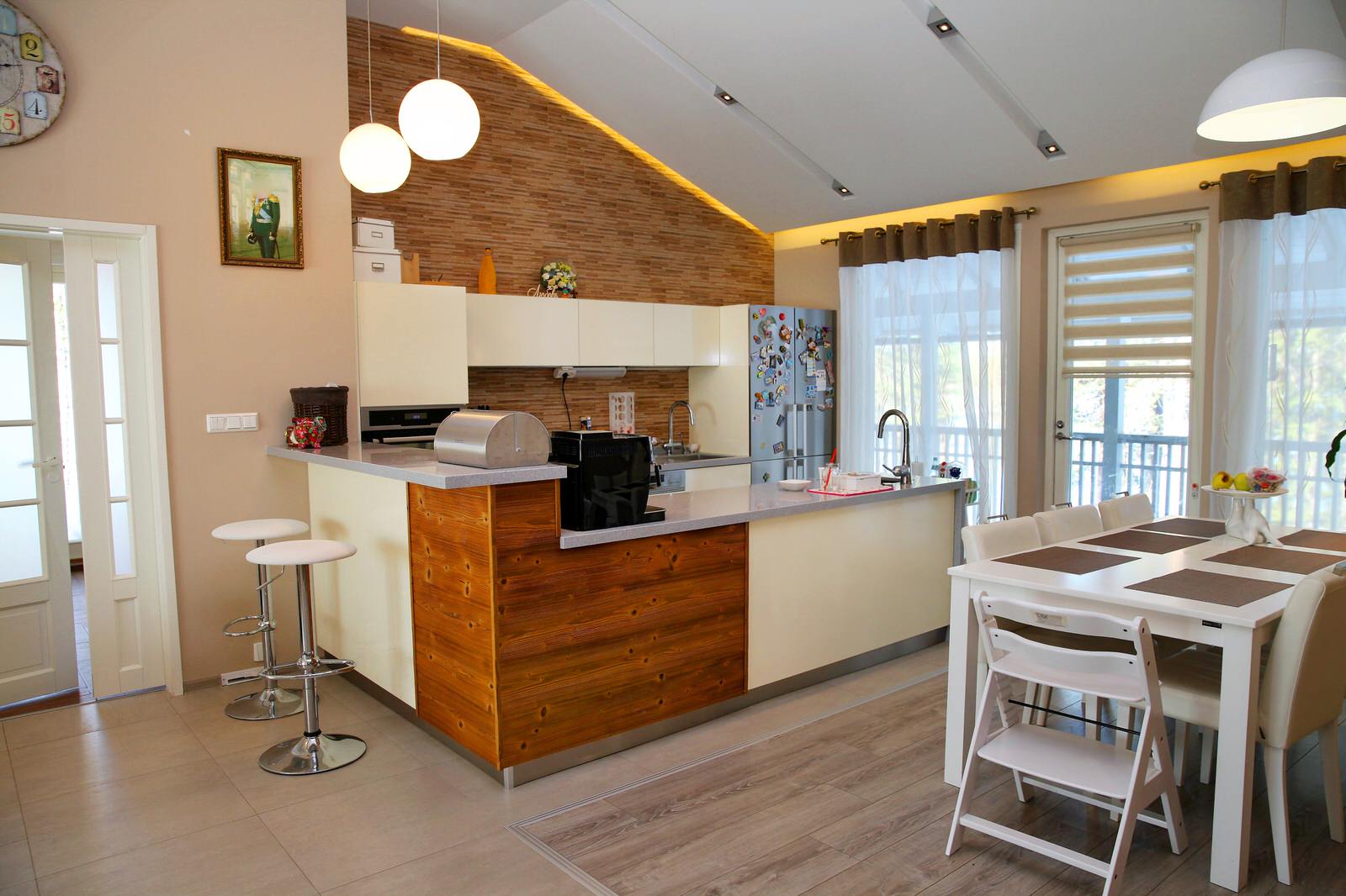 Частный коттедж в Г.Костомукша. Часть реализованного проекта.