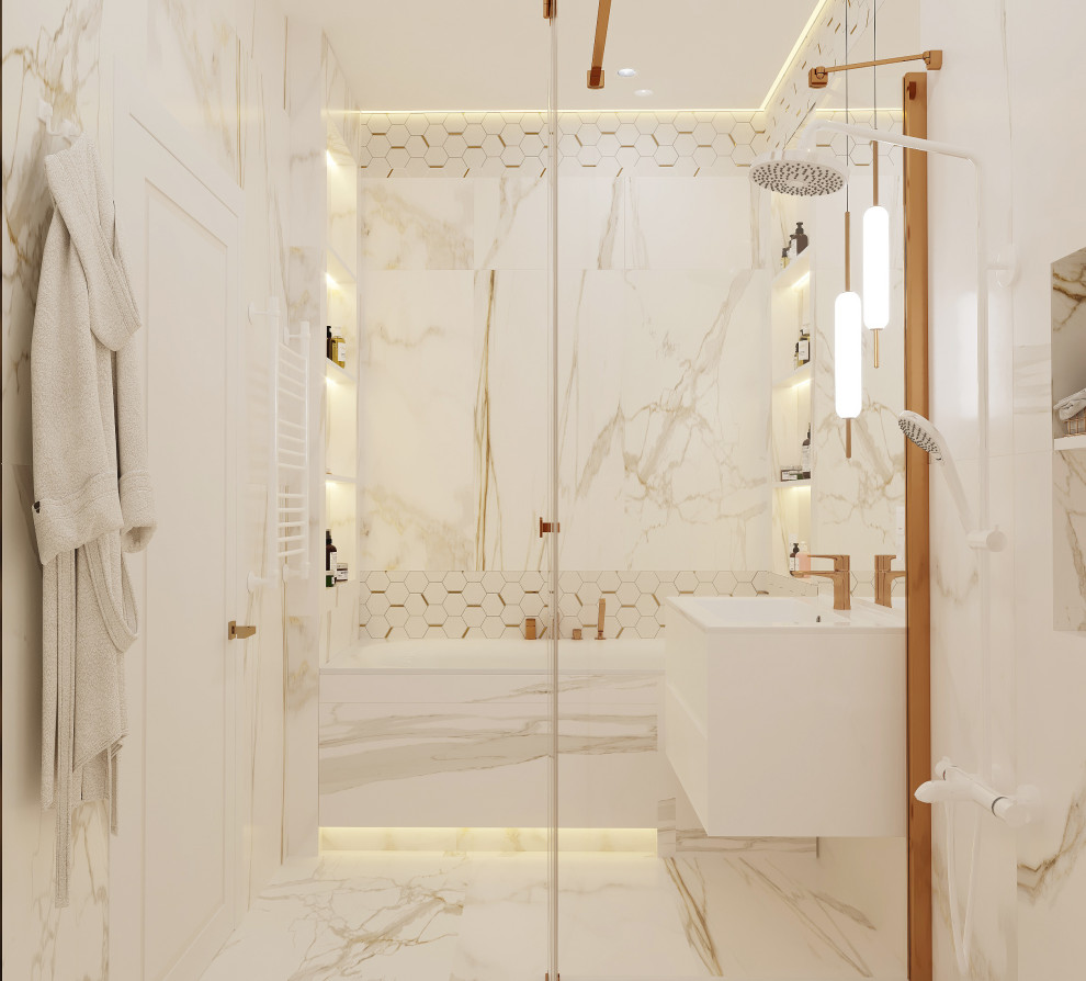 3-х комнатная  квартира в ЖК  «Клубный дом на  Фруктовой», Ижевск. 82,72м2