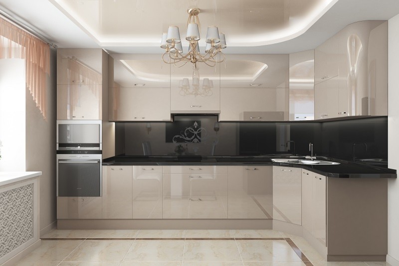 Обложка проекта: КУХНЯ С ФАСАДАМИ ИЗ ПЛАСТИКА