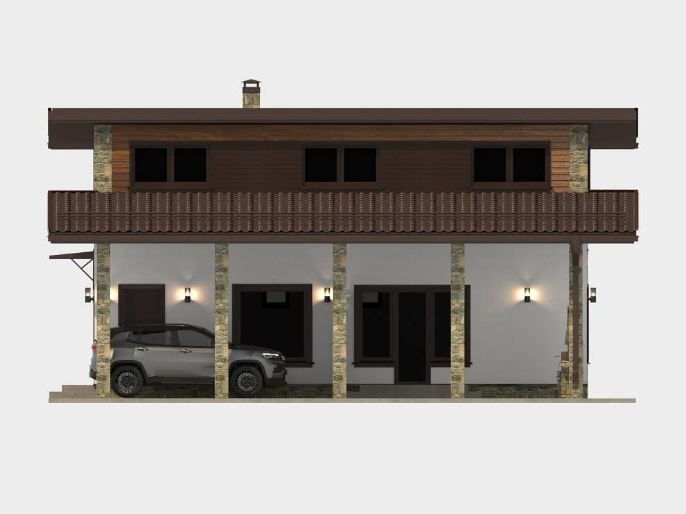 Частный дом 100 х 80