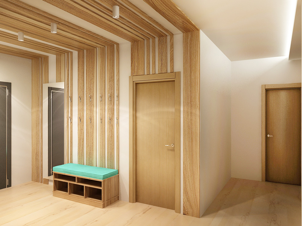 Интерьер гостиной в эко-скандинавском стиле