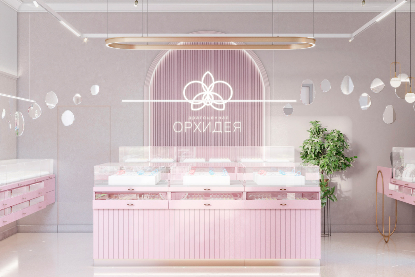 Обложка проекта: Салон-магазин «Драгоценная Орхидея» на Комсомольском проспекте