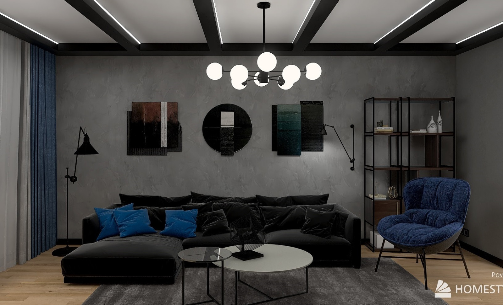 Проект трехкомнатной квартиры