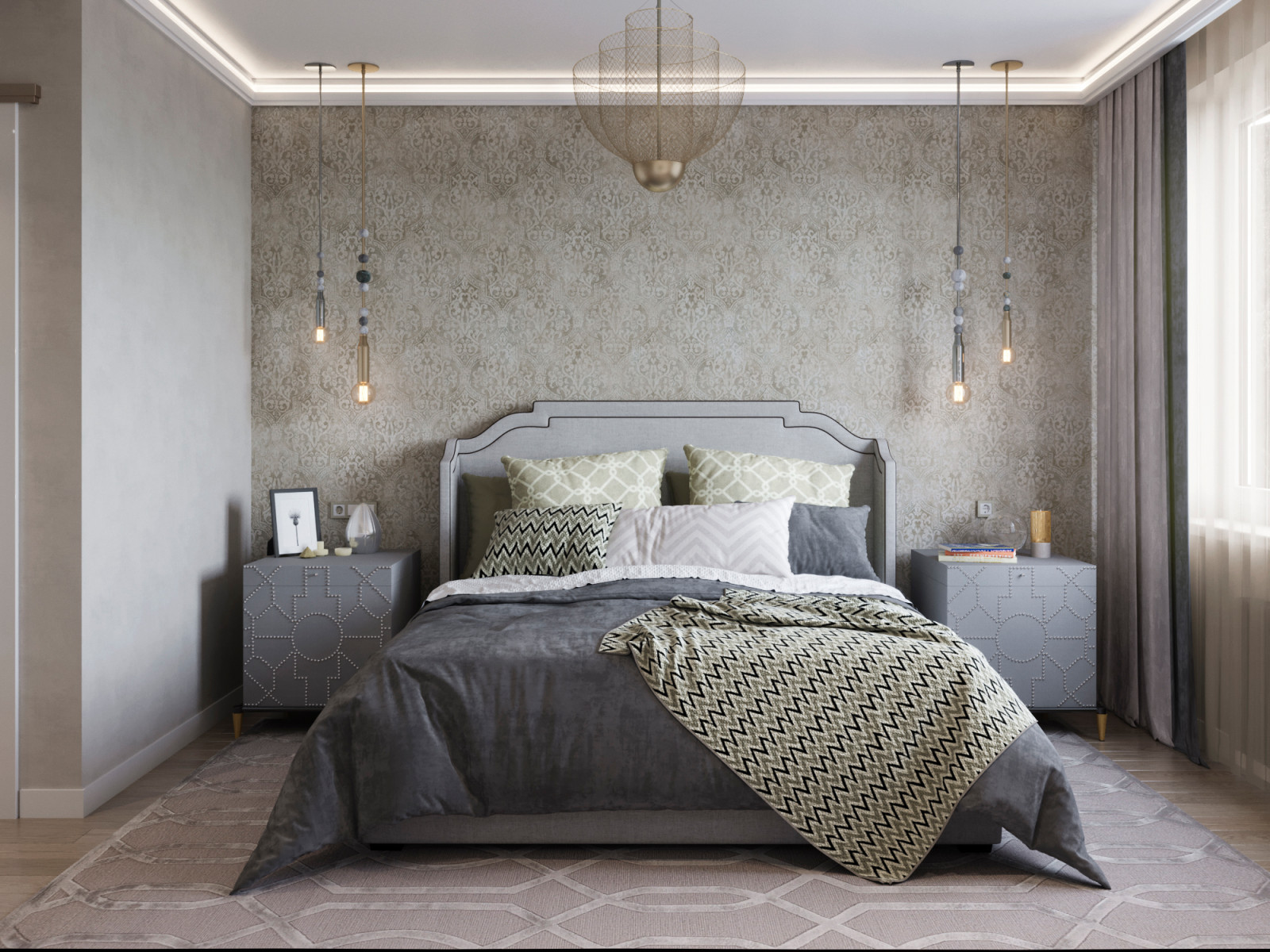 Восточные мотивы одного московского интерьера