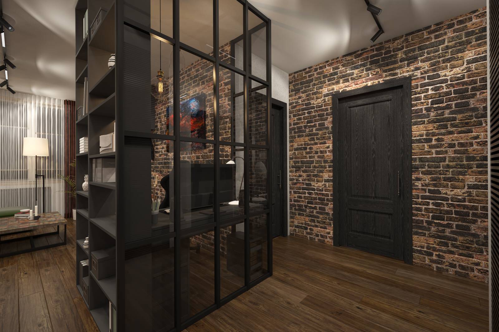 Квартира в стиле – барный лофт